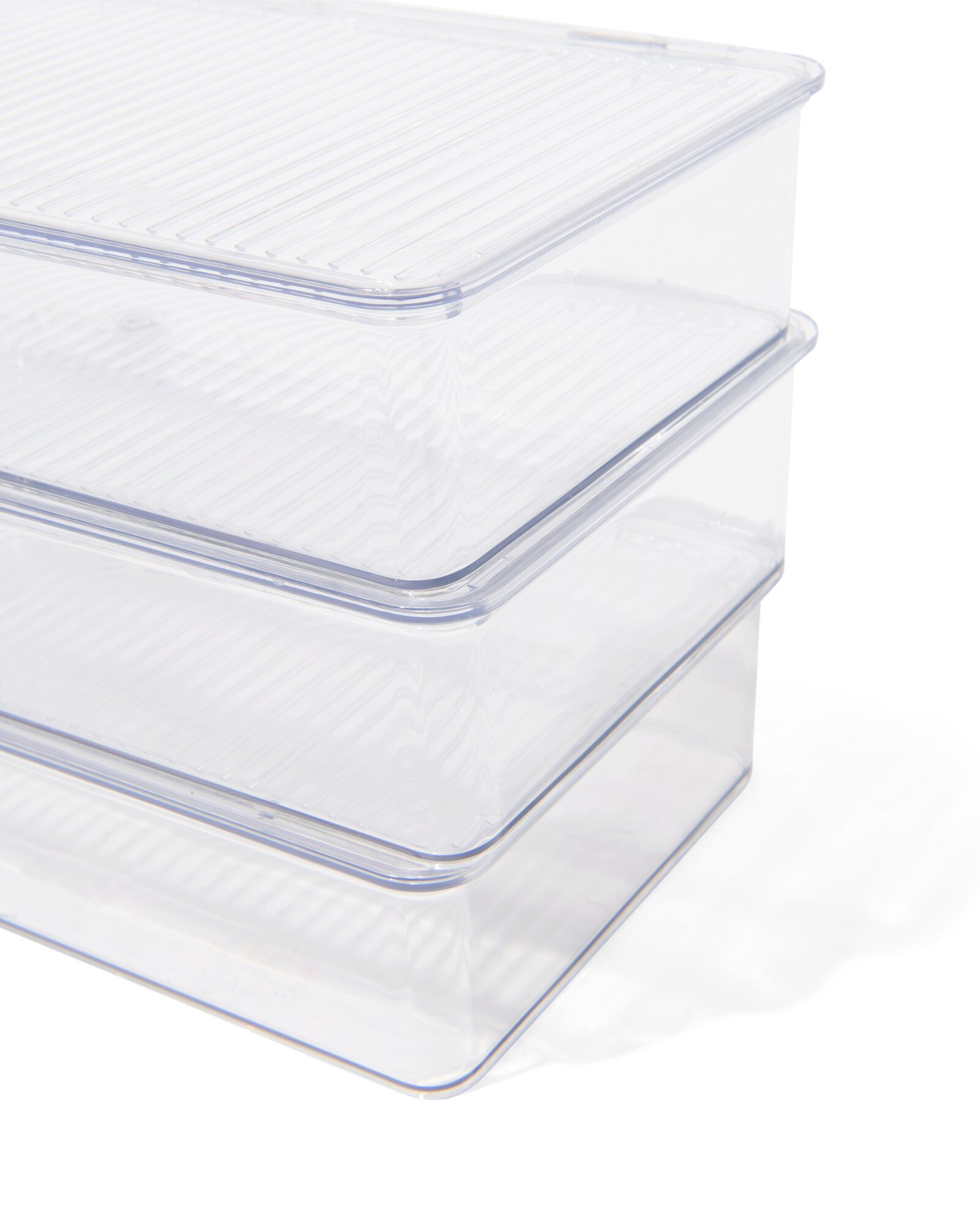 opbergdozen met deksel - 3 stuks - 39800031 - HEMA