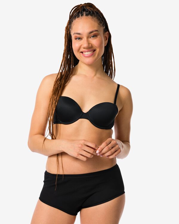 lot de 2 slips femme noir noir - 1000006555 - HEMA
