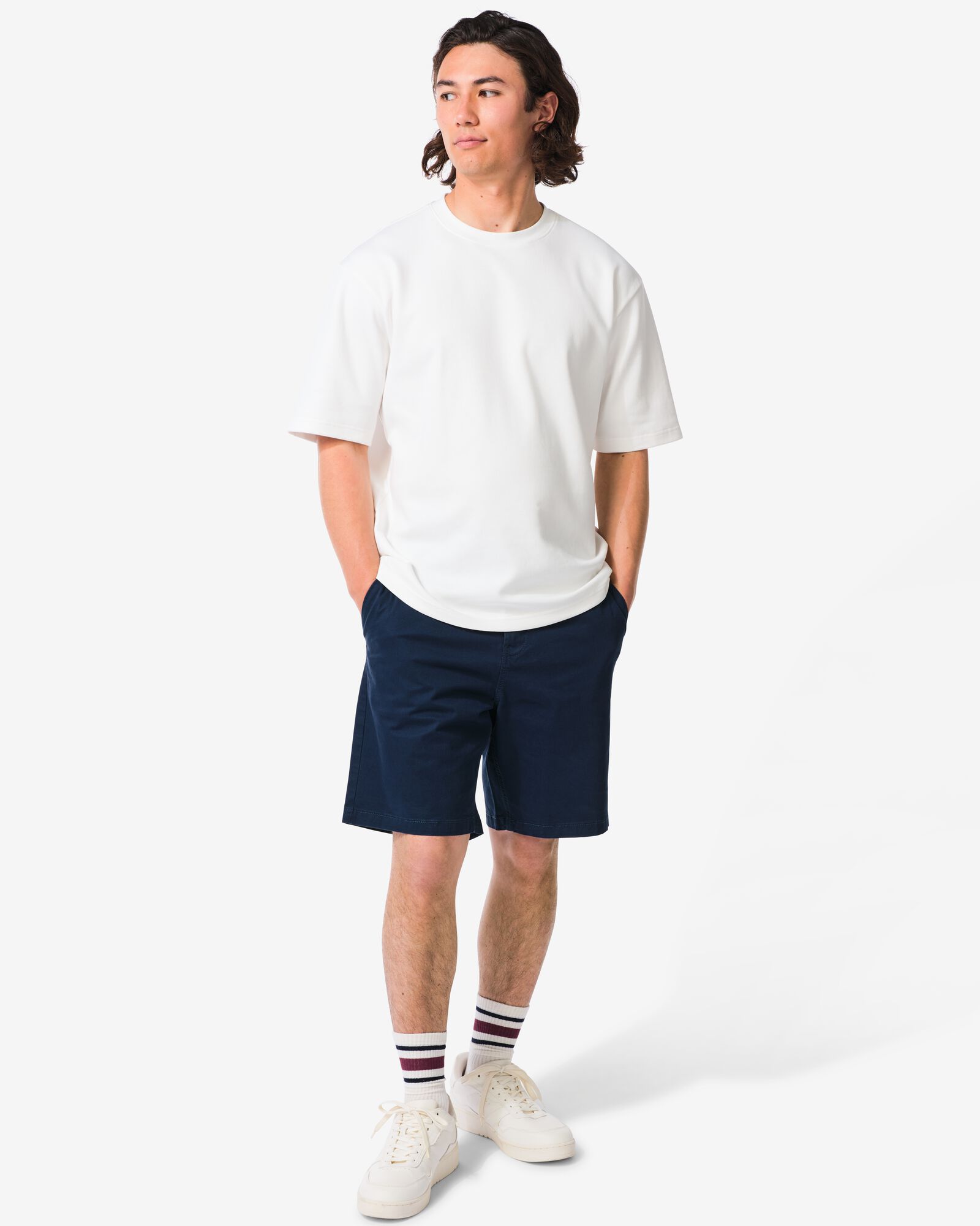 Herrenshorts Charly, Regular Fit, Chino dunkelblau dunkelblau - 2140930DARKBLUE - HEMA