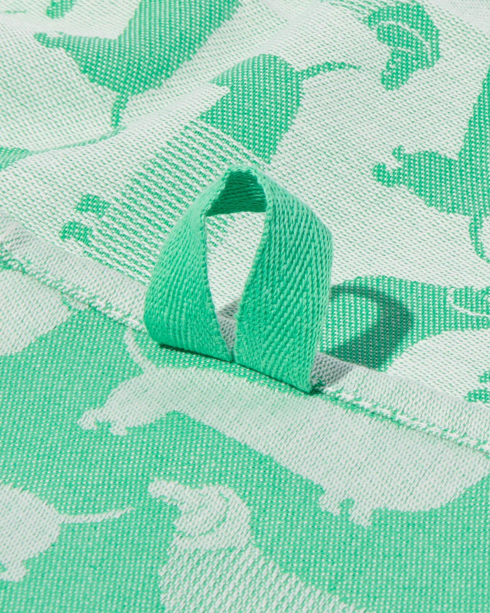 torchon 65x65 coton vert - 5450034 - HEMA