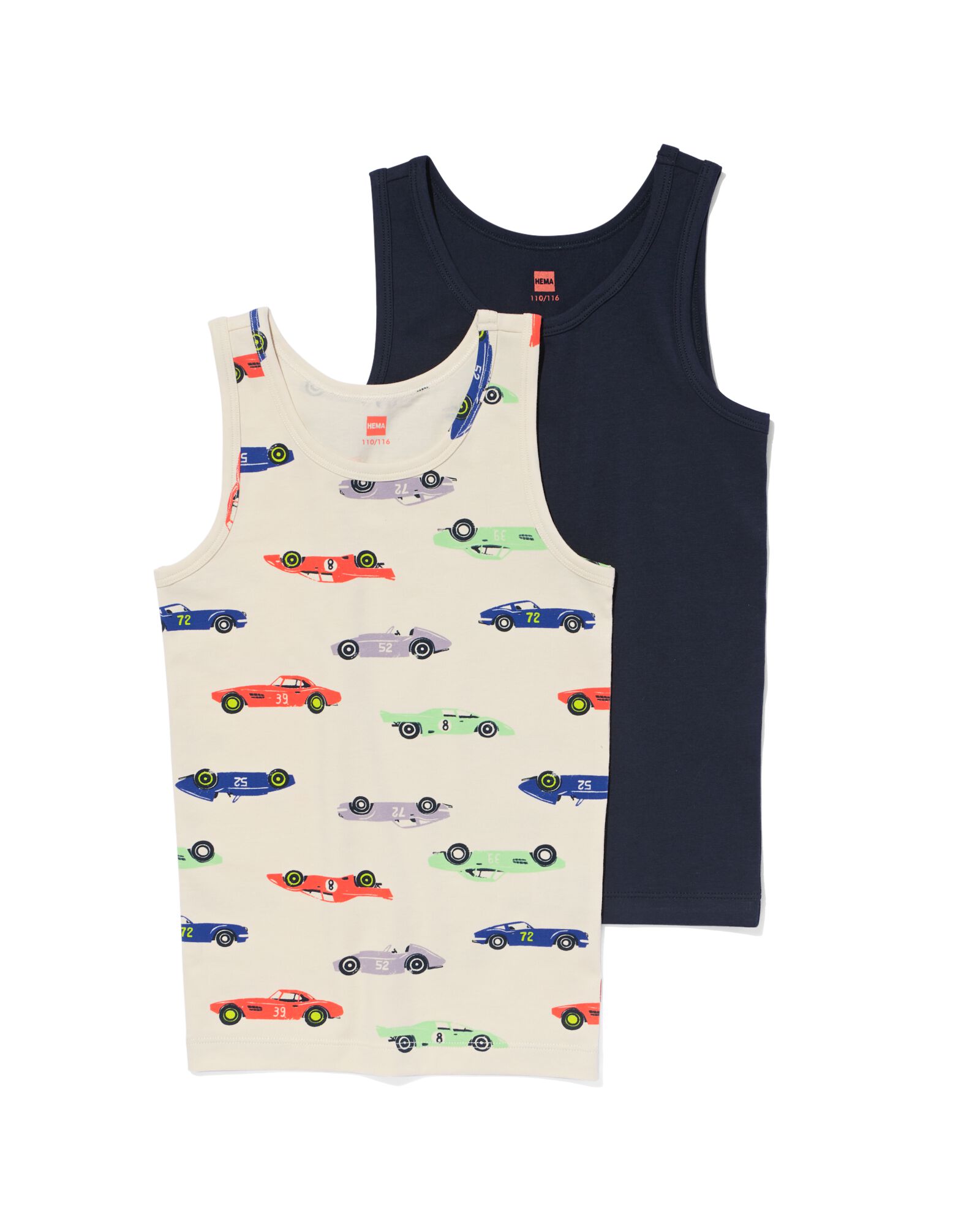 2&nbsp;d&eacute;bardeurs enfant coton stretch voitures beige - 19281930BEIGE - HEMA