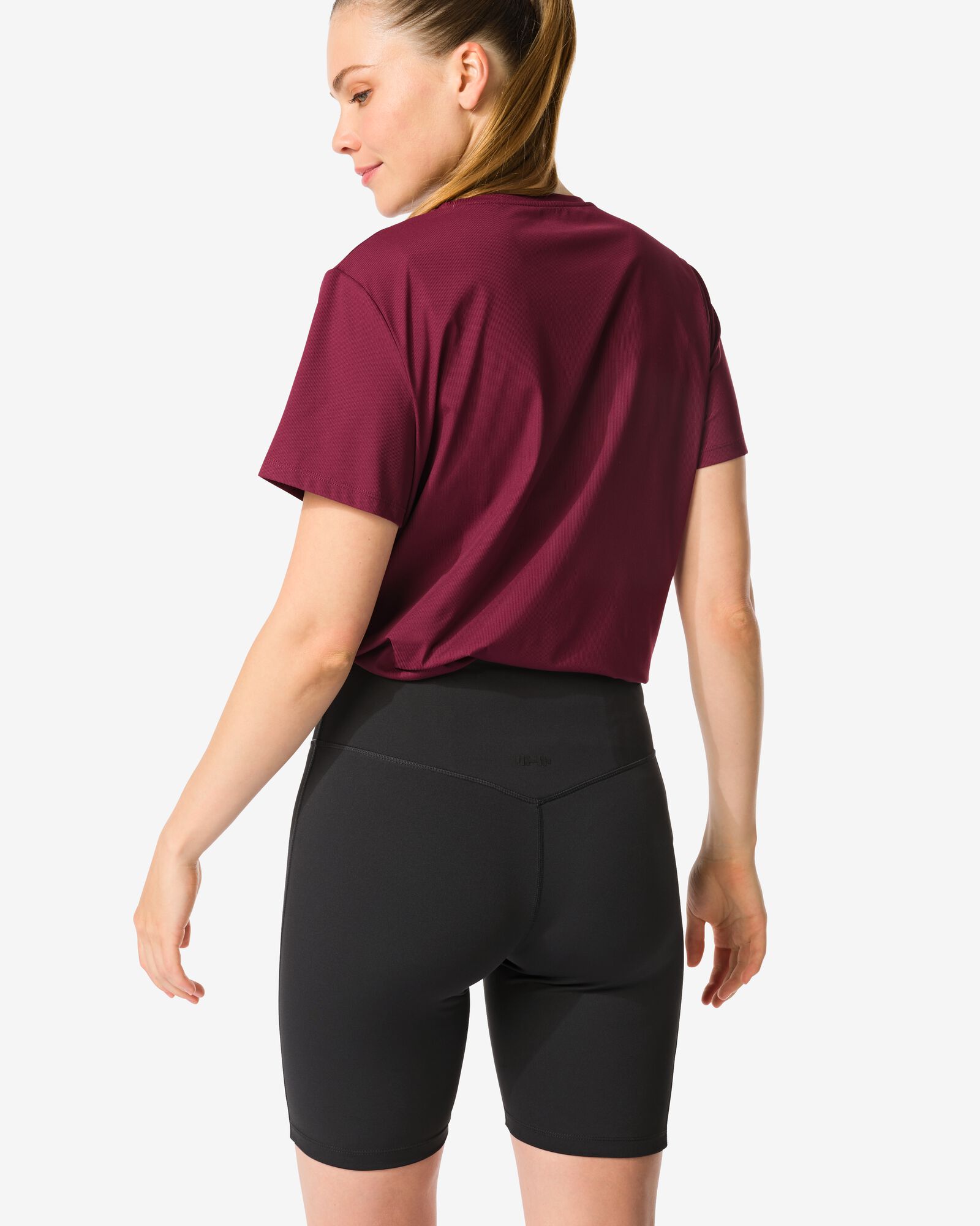 dames fietsbroek zwart zwart - 36030406BLACK - HEMA