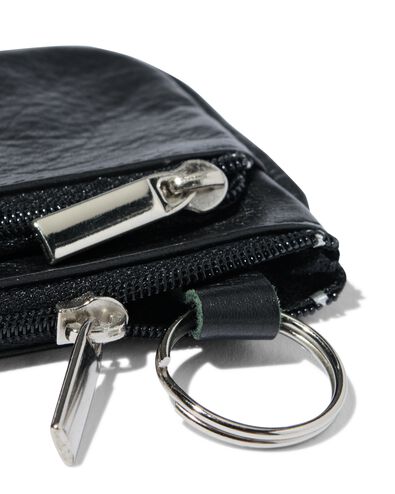 Schl&uuml;sseletui aus Leder, Schwarz - 18150052 - HEMA