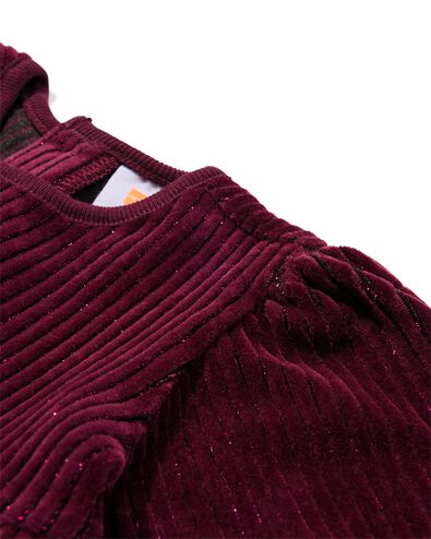 robe b&eacute;b&eacute; c&ocirc;tel&eacute;e paillet&eacute;e  rouge fonc&eacute; rouge fonc&eacute; - 33050270DARKRED - HEMA