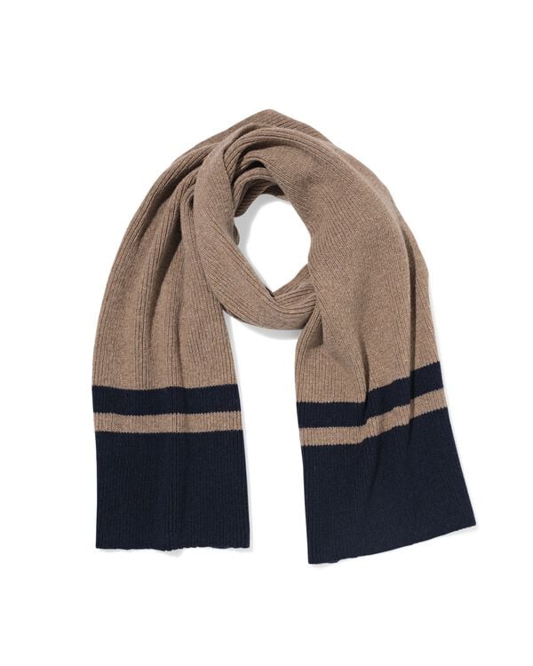 écharpe homme bleu-sable - 16500025 - HEMA