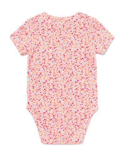 baby meegroei body bloemen  multicolor multicolor - 33300860MULTICOLOUR - HEMA