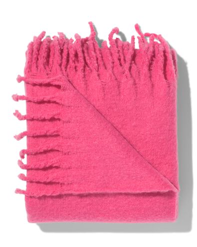 plaid aspect laine rose 130 x 150 - 7324000 - HEMA