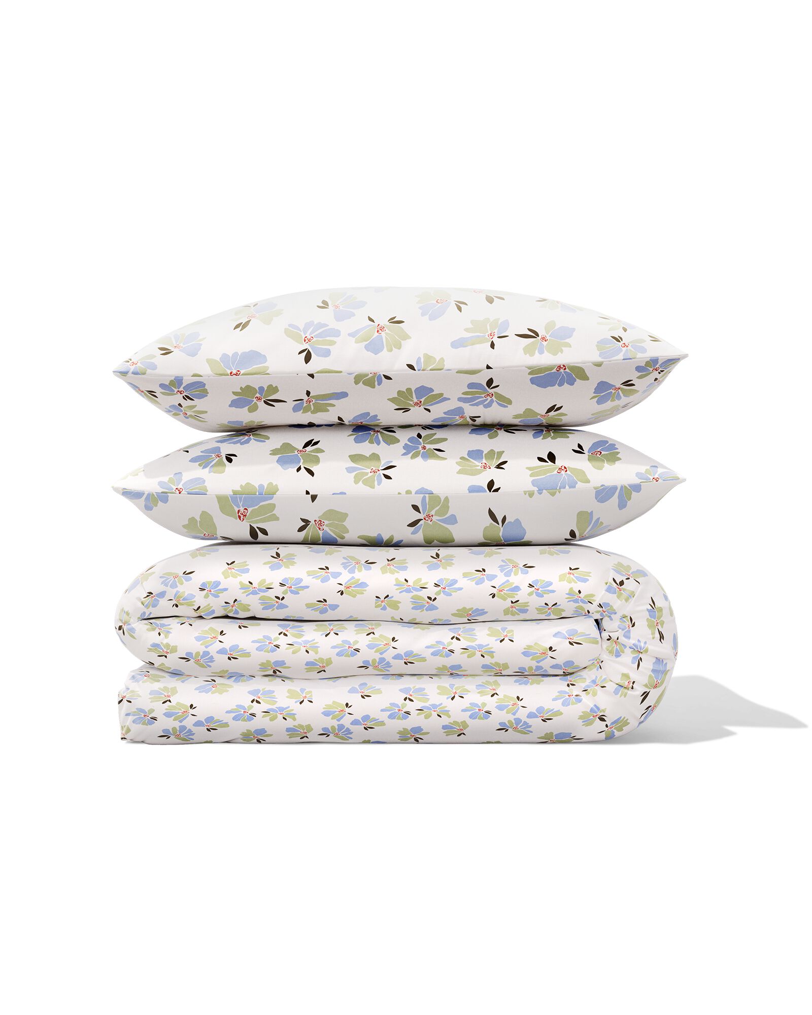 Bettbezug 200 &times; 200/220 cm, weiche Baumwolle, Blumen  - 5700232 - HEMA