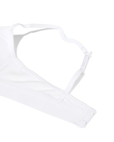 voorgevormde bh zonder beugel wit wit - 21900117WHITE - HEMA