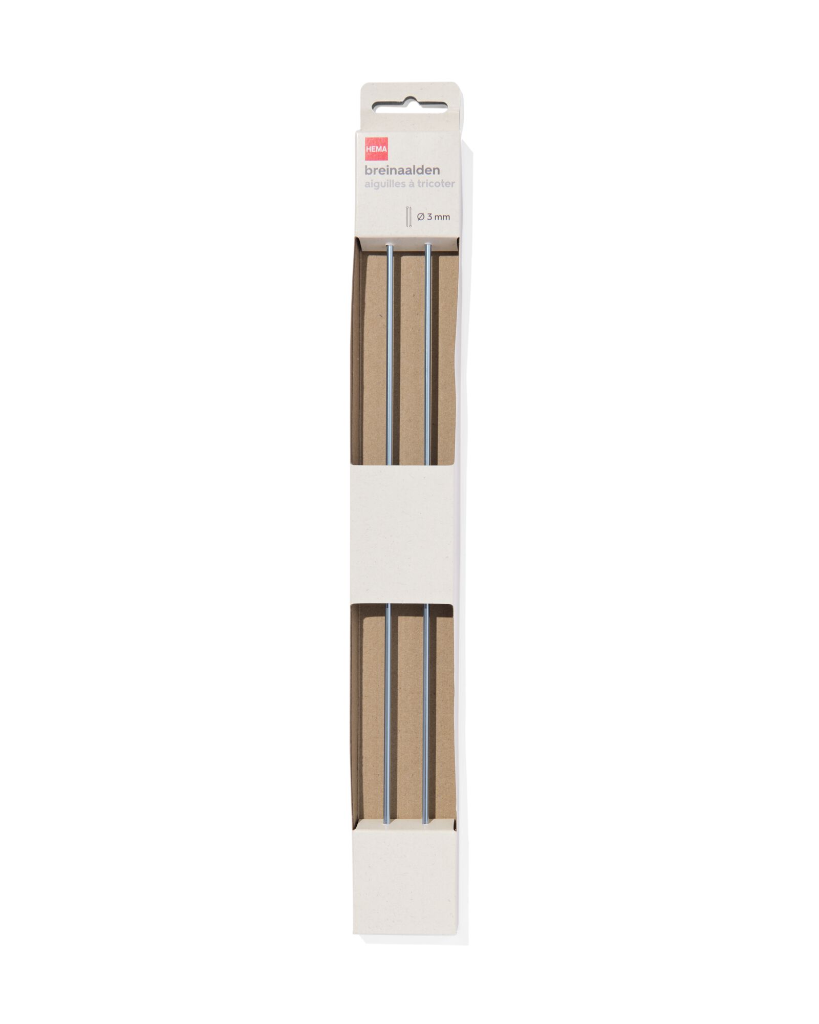 breinaalden 3mm - 2 stuks - 60760056 - HEMA