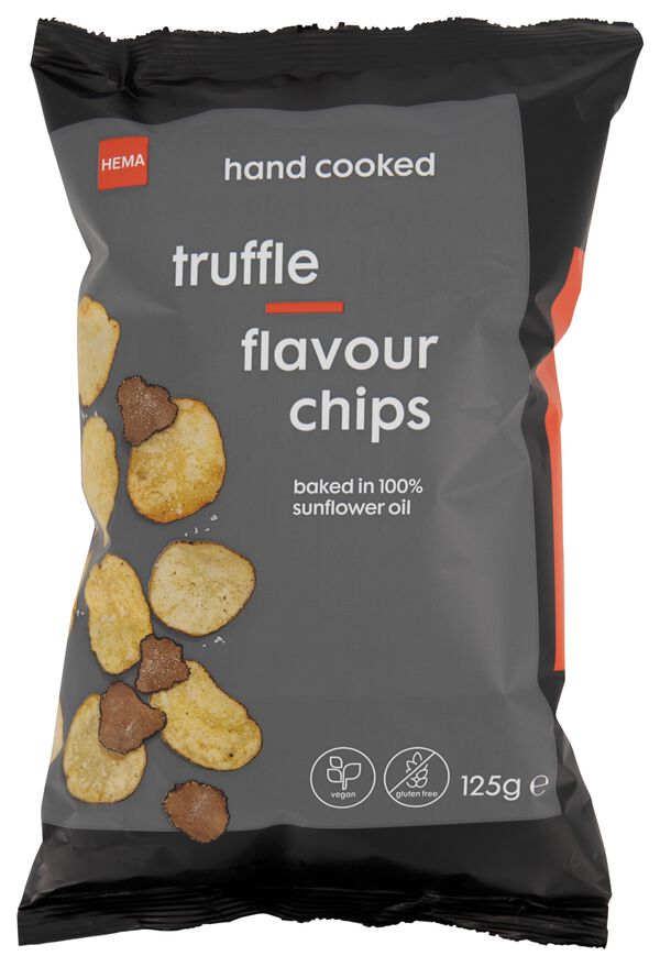 chips saveur truffe sans gluten 125g - 10675018 - HEMA