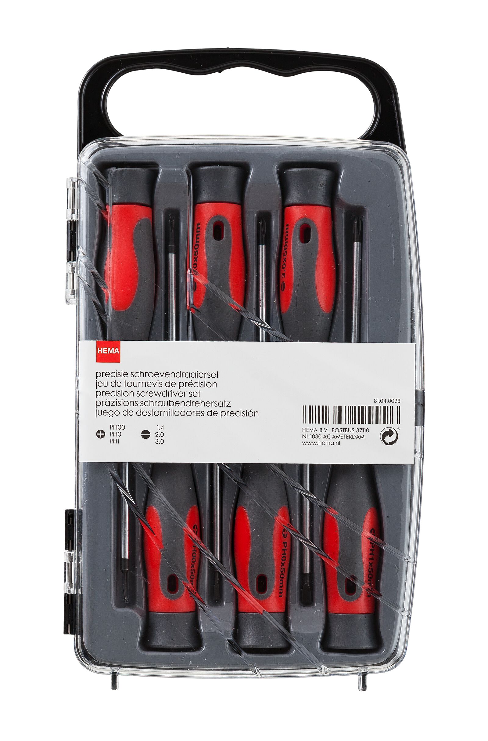 precisie schroevendraaierset - 81040028 - HEMA