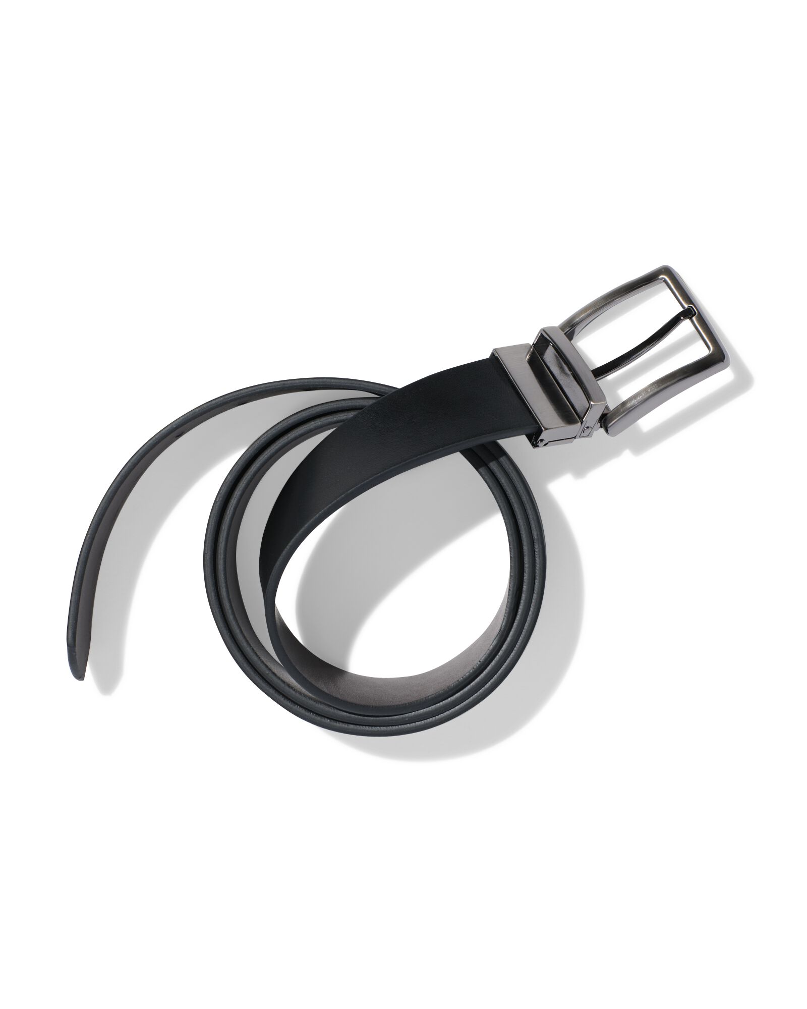 ceinture r&eacute;versible homme 3,5 cm noir noir - 2410090BLACK - HEMA