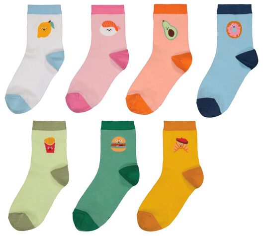 7er-Pack Socken, Größe 36-41, Wochentage - 14598825 - HEMA