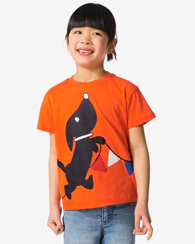 Takkie und Siepie Kinder-T-Shirt, K&ouml;nigstag orange orange - 30713603ORANGE - HEMA