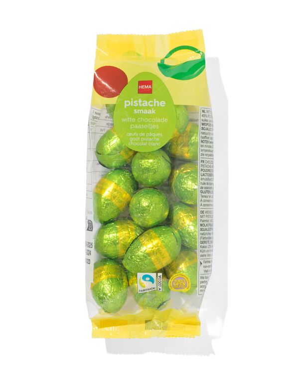 Schokoeier wei&szlig; Pistazie  - 24202500 - HEMA