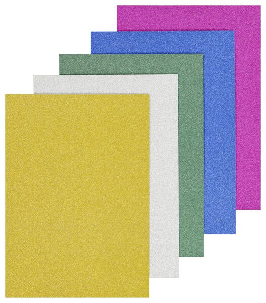 20 feuilles de papier scintillant A4 - 15910058 - HEMA