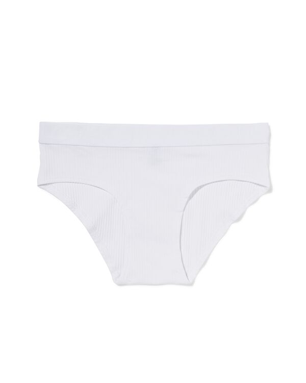 Damen-Hipster, Baumwolle wei&szlig; wei&szlig; - 21900150WHITE - HEMA