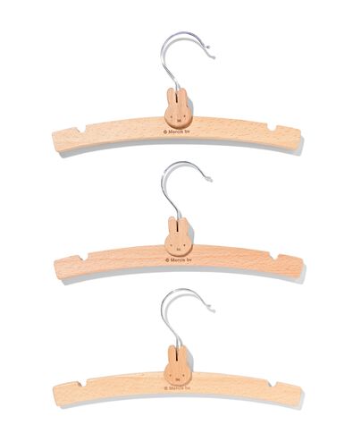 nijntje kledinghangers hout - 3 stuks - 60410363 - HEMA