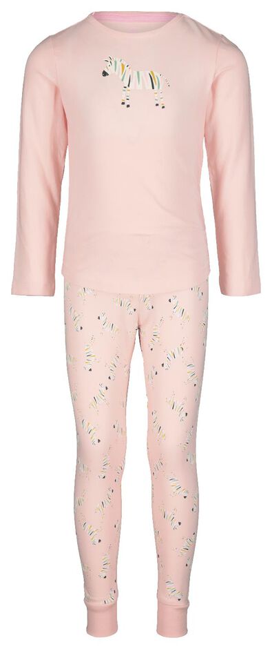 pyjama enfant zèbre rose rose - 1000020677 - HEMA