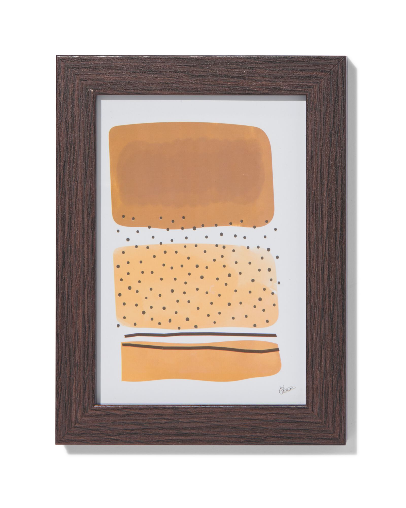 fotokader 10x15cm donkerbruin hout - 13611127 - HEMA