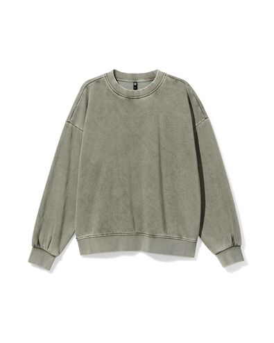 damessweater Esmee groen - 36205460GREEN - HEMA