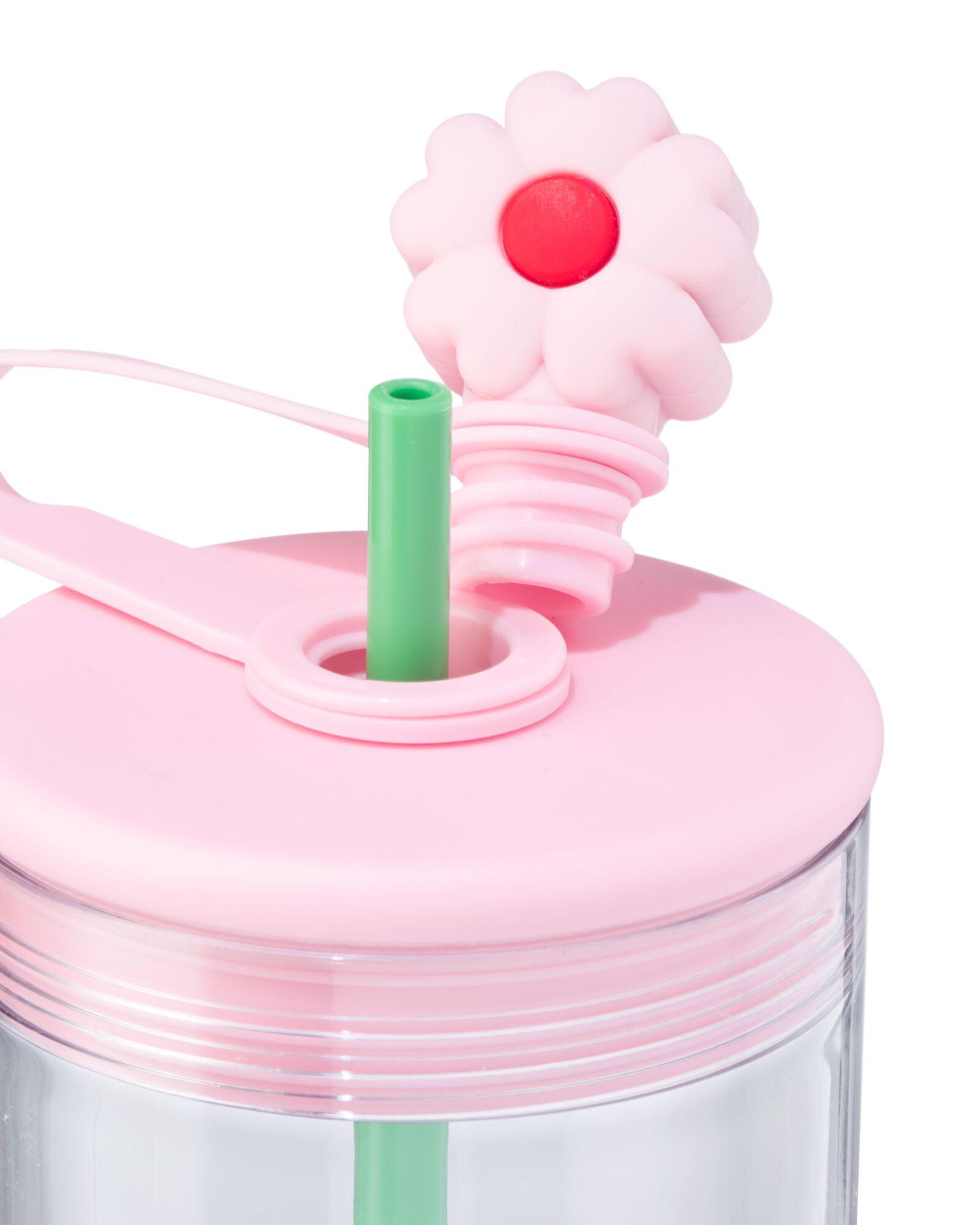 gourde 720 ml avec paille fleur - 61104501 - HEMA