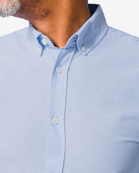 chemise oxford homme bleu clair XL - 2103233 - HEMA