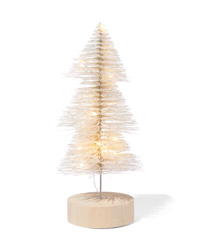 Mini-Weihnachtsbaum mit Lampen, wei&szlig; - 25510036 - HEMA