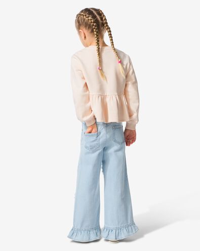 Kinderhose mit Blumen hellblau hellblau - 30839449LIGHTBLUE - HEMA