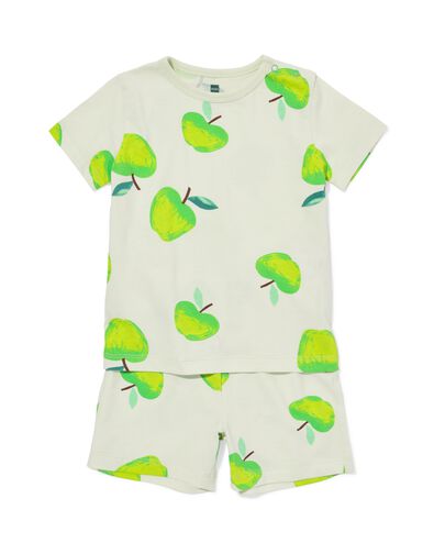 babypyjama appel groen groen - 33327740GREEN - HEMA