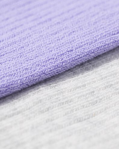 Kinder-Strumpfhosen gerippt &ndash; 2 St&uuml;ck lavendel - 4310610LAVENDER - HEMA