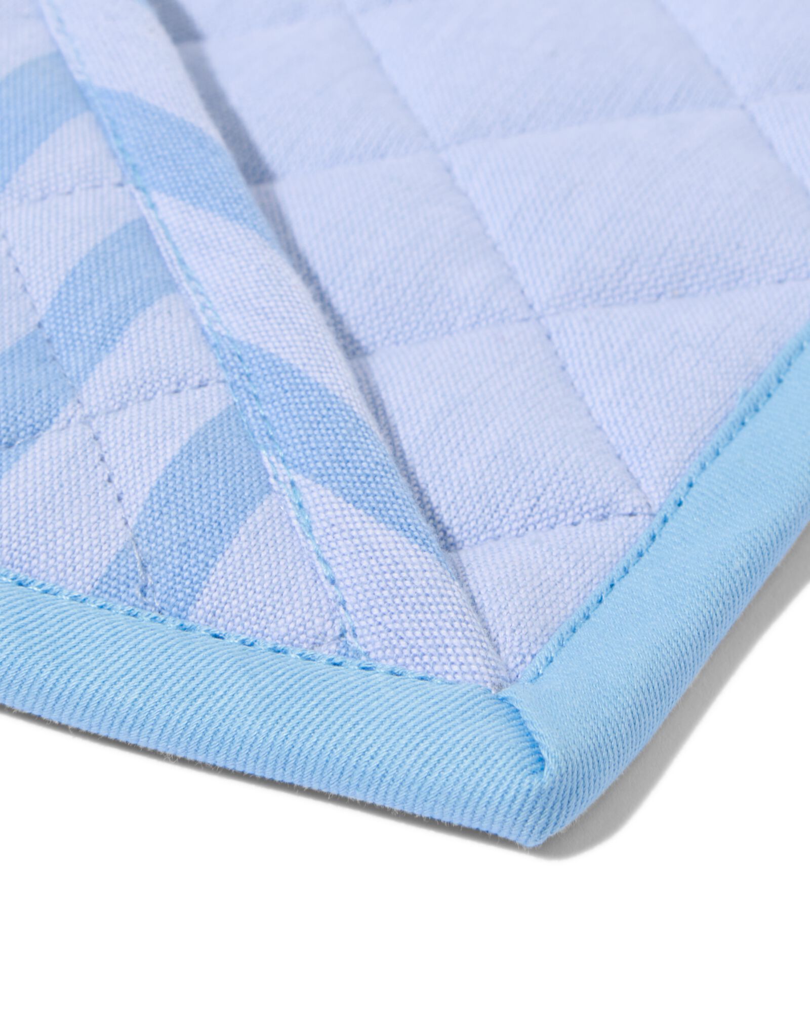 manique 21x21 cm coton rayures bleu - 5460001 - HEMA