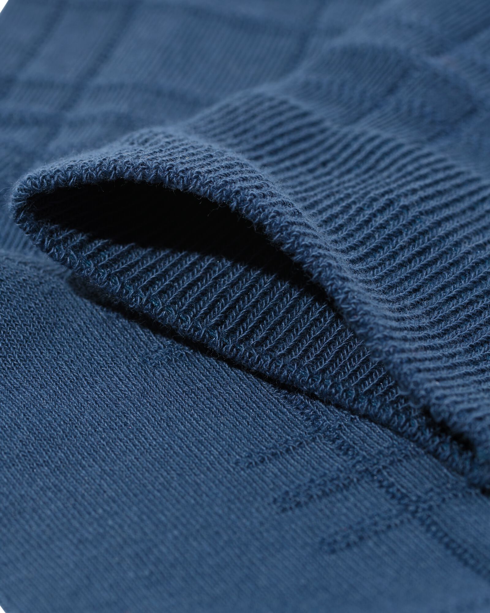 herensokken ruiten middenblauw middenblauw - 4150635MIDBLUE - HEMA