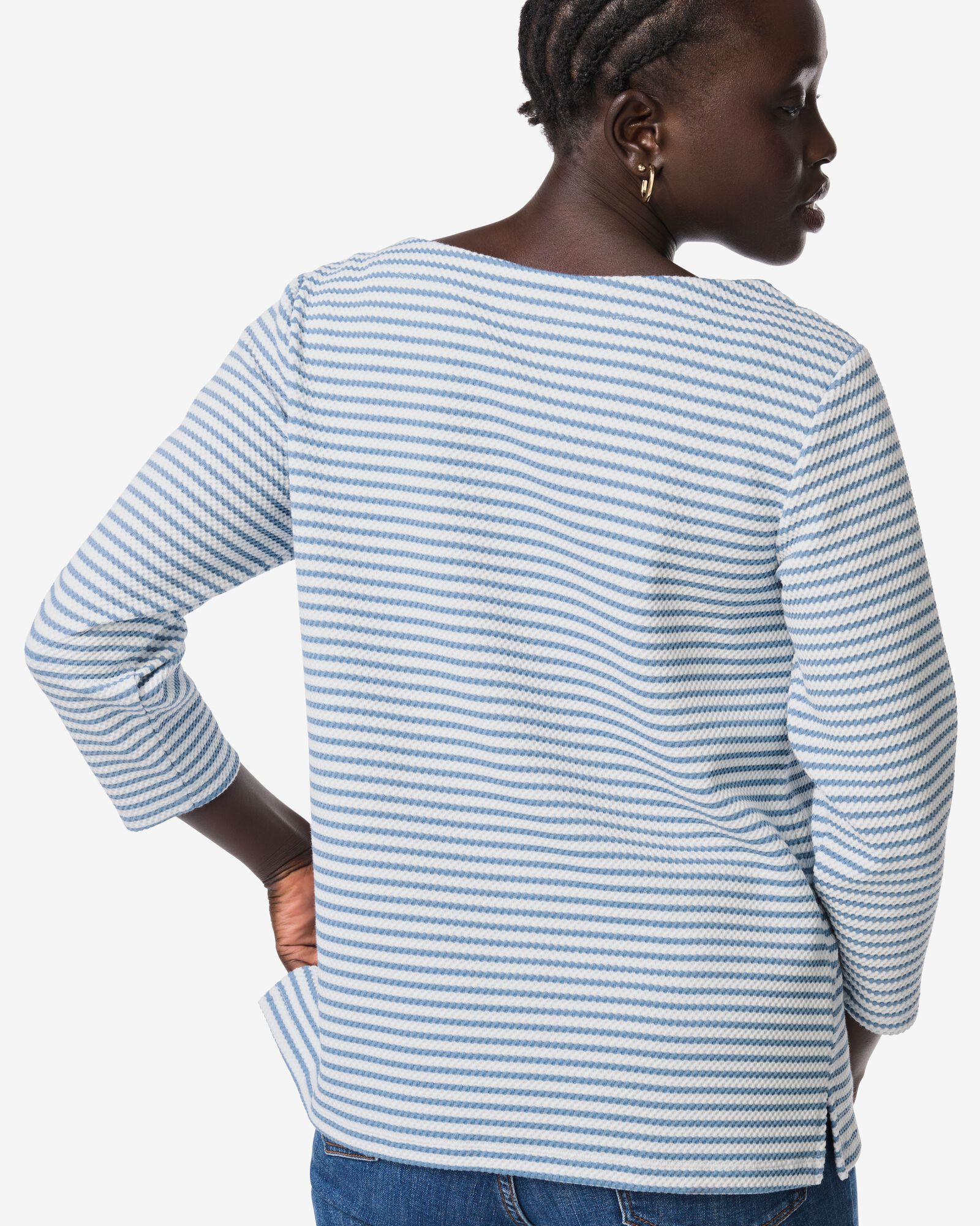 Damenshirt Kacey hellblau hellblau - 36300275LIGHTBLUE - HEMA