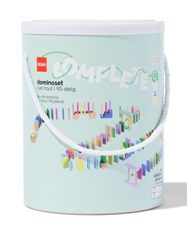 dominoset hout 88-delig - 15100587 - HEMA