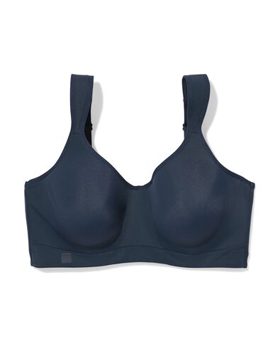 soutien-gorge de sport pr&eacute;form&eacute; &agrave; maintien &eacute;lev&eacute; avec armatures bleu fonc&eacute; bleu fonc&eacute; - 21701173DARKBLUE - HEMA