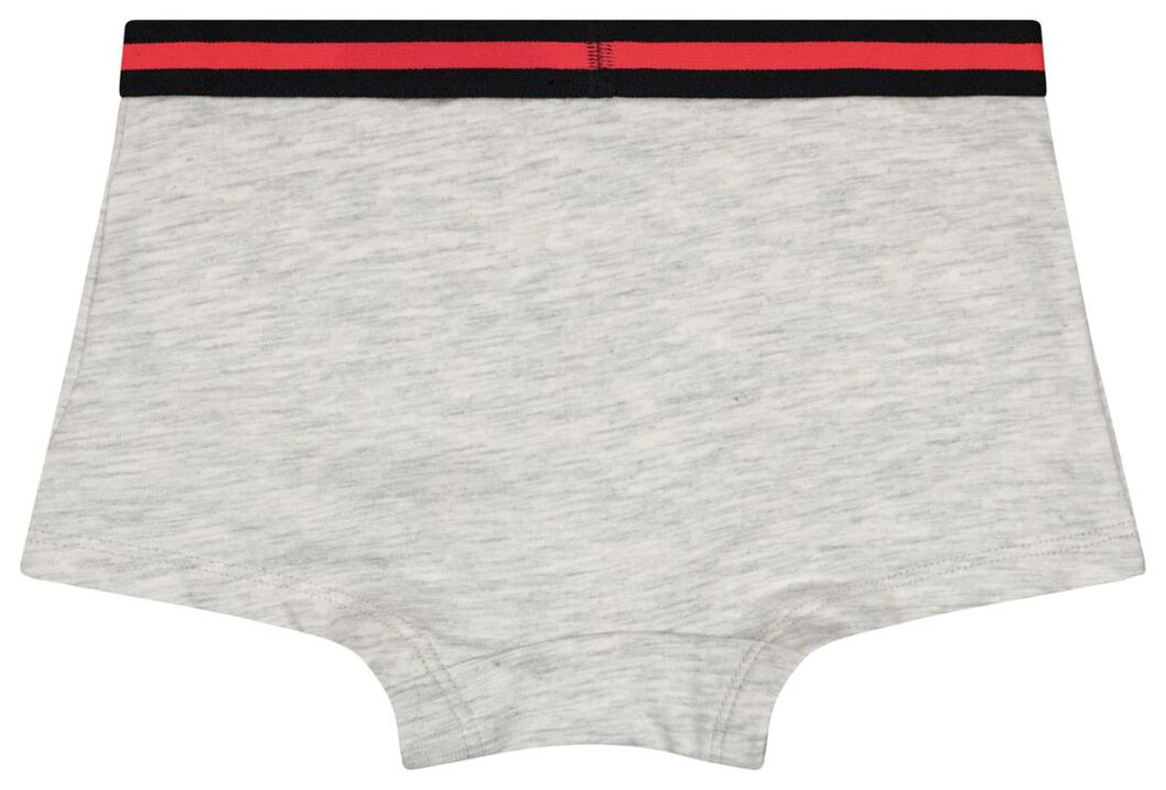 2 boxers enfant coton/stretch gris clair gris clair - 1000028421 - HEMA