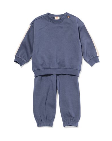 ensemble jogging bébé bleu bleu - 33166070BLUE - HEMA