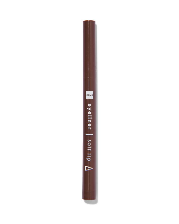 soft eyeliner waterproof brun - 11210233 - HEMA