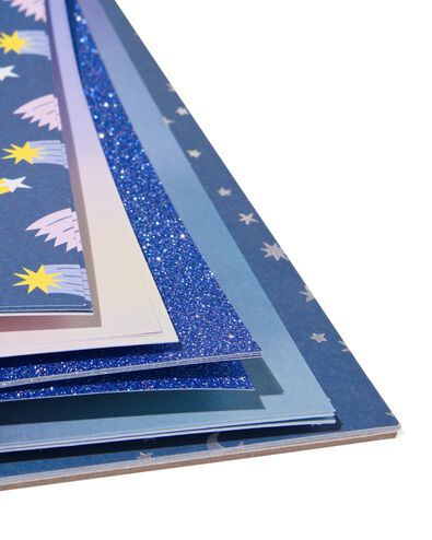 24 feuilles de papier à dessin A4 étoiles - 14170160 - HEMA