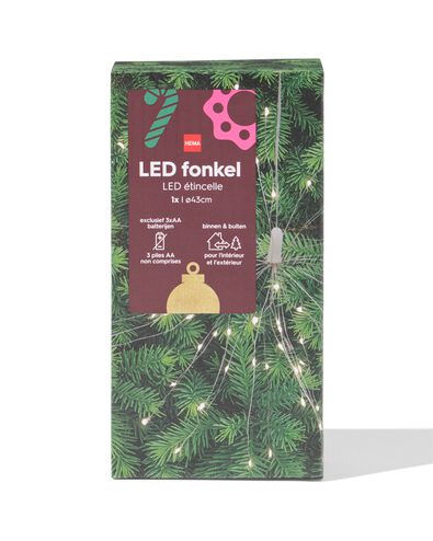 led scintillant &oslash;43 cm int&eacute;rieur ext&eacute;rieur - 25500162 - HEMA