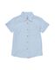 chemise enfant lin bleu 122/128 - 30781065 - HEMA
