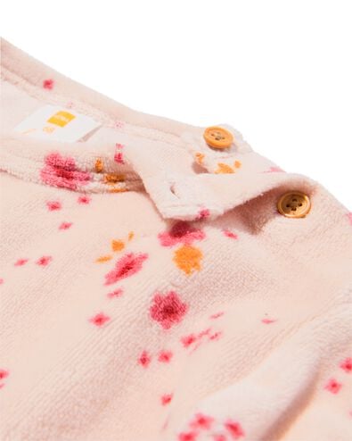 Newborn-Sweater, Velours hellrosa hellrosa - 33434720LIGHTPINK - HEMA