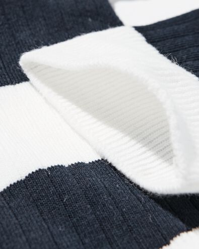 chaussettes à rayures homme bleu foncé bleu foncé - 4170420DARKBLUE - HEMA