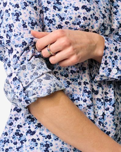 Damenbluse Bobbie, gebl&uuml;mt wei&szlig; wei&szlig; - 36207650WHITE - HEMA