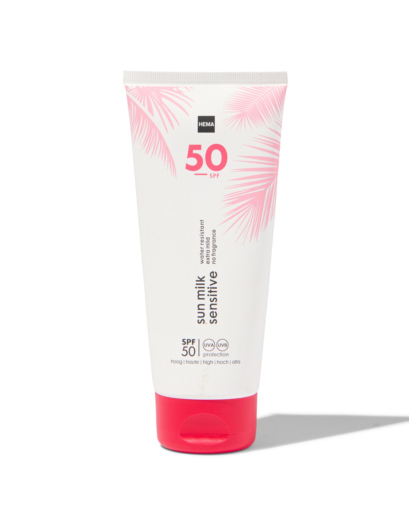 lait solaire sensitive SPF50 - 200ml - 11610236 - HEMA