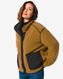 manteau réversible femme Eloise avec teddy marron marron - 36296955BROWN - HEMA