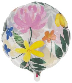 ballon alu de 50cm de hauteur- fleurs - 14200453 - HEMA