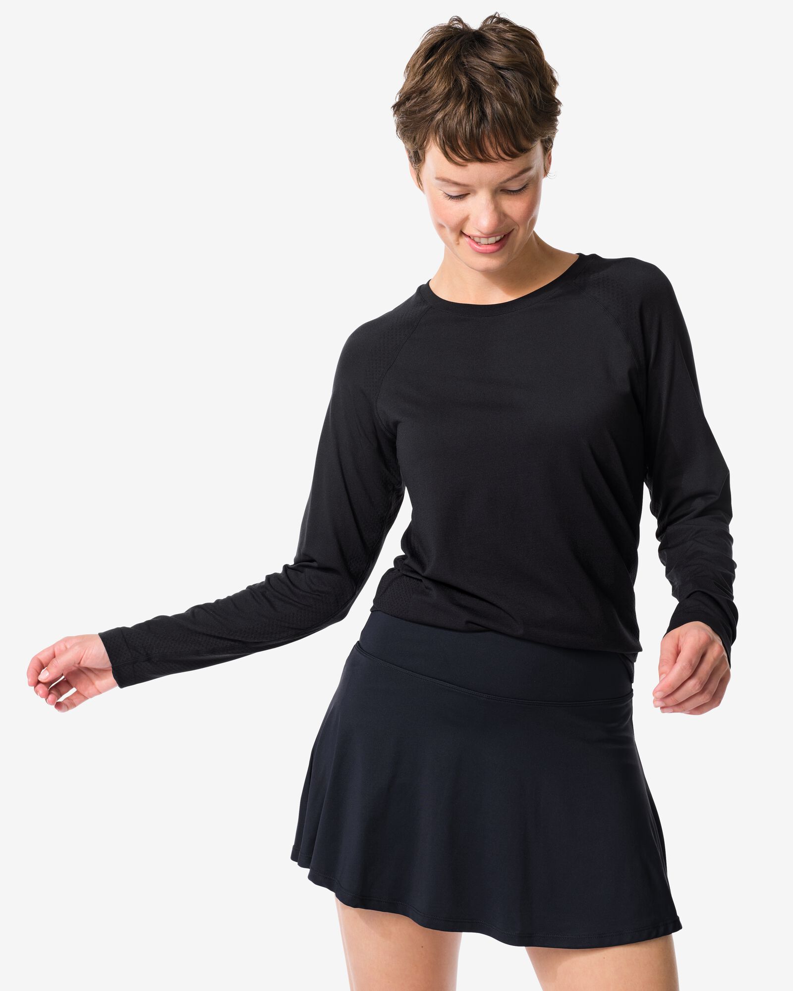 Damen-Sportrock schwarz schwarz - 36020127BLACK - HEMA